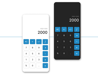 Mobile Calculator branding buttons calculator colors dailyui figma mobile design typography ui ui design ux ux design