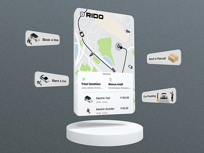 RIDO - A P2P Ride Sharing App open source p2p design sustainable transport