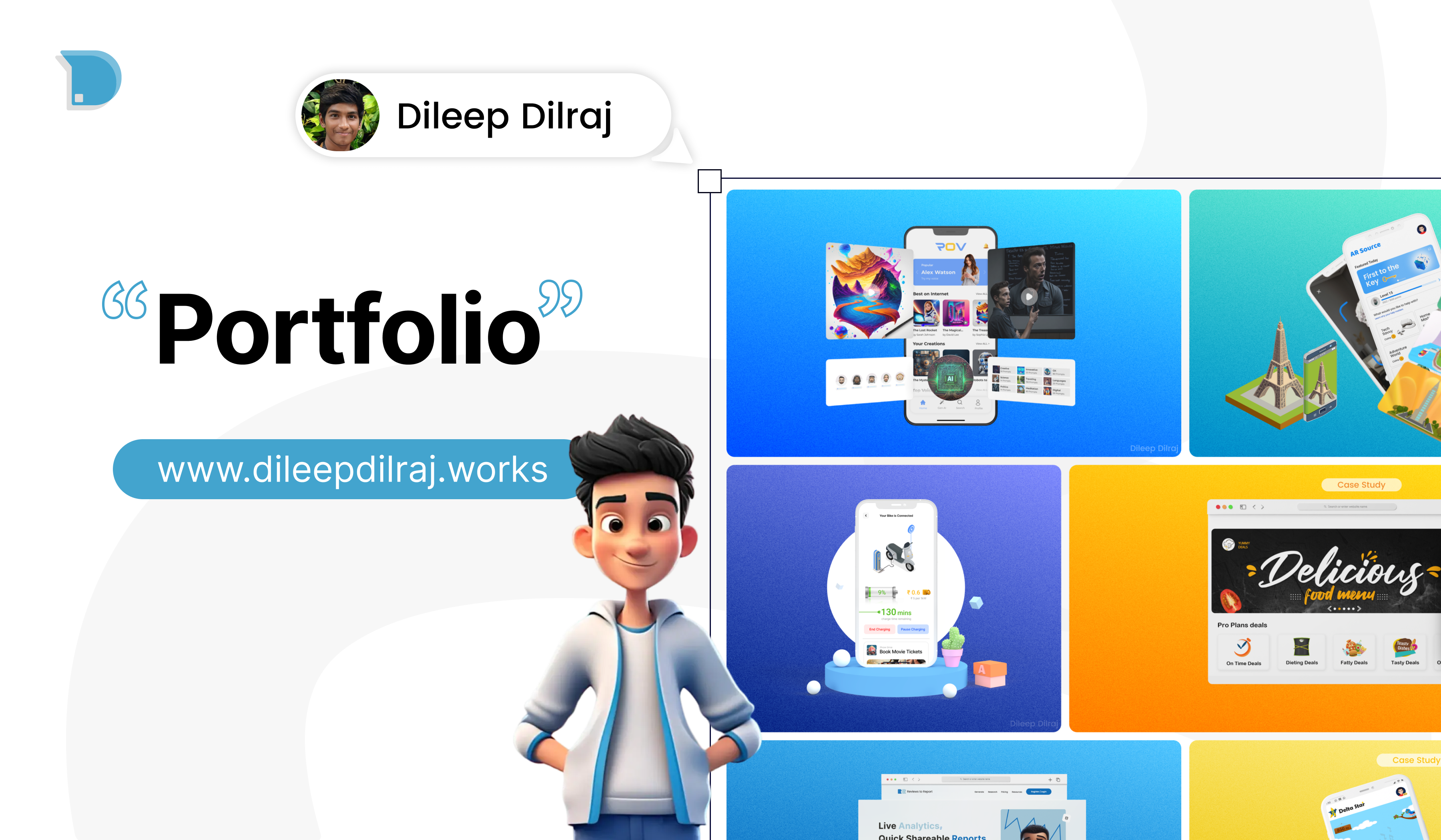 My Portfolio designer portfolio developer portfolio dileep dileep dilraj dileepdilraj portfolio ui ux designer uiux