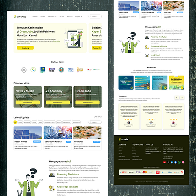 Website zonaebt figma landingpage panelsurya redesign ui uidesign ux uxdesign website