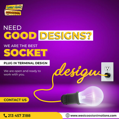 Need Good Designs ? branding design good design graphic design icon identity illustration logo plug in socket ui ux vector