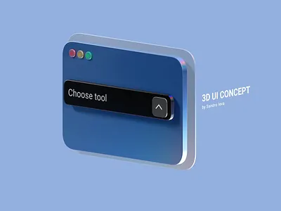 Immersive Drop Down 3d ui dropdown immersive interface screen design spline3d ui ui design