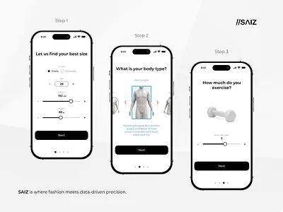 Let's find your best size! design e commerce ecommerce website extension extension design fashion figma idea inspiration mobile popular shop size guide ui user interface ux web webdesign website design ui ux