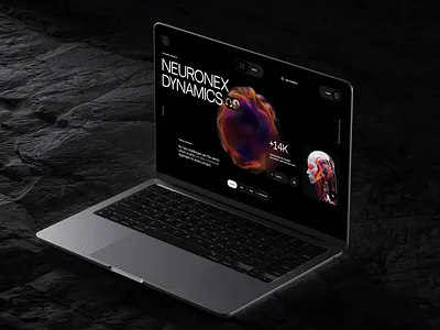NeuroNex Dynamix Website 3d ai animation artificial intelligence creative design ex design graphic innovative motion graphics sphere ui ui design user experience user interface ux web web design website