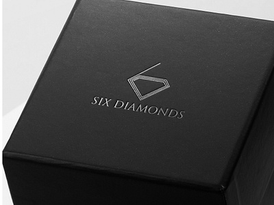 6 dimonds branding creative logo design diamond log graphic design illustration jwellery logo logo logodesign luxury logo six logo