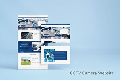 CCTV Camera Website UI camera website camera website ui cctv camera website cctv camera website ui cctv company website cctv website cctv website ui graphic design homepage it website ui landing page ui website design