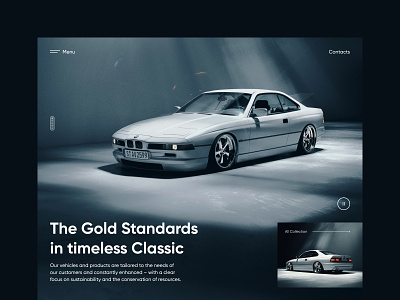 Website Design. BMW 850 bmw car design m8 ui ux web website