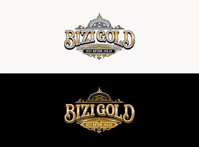 Bizi Gold Logo design graphic design logo typography vector