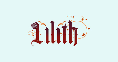 Lilith13vt │Vtuber Logo Design logo vtuber