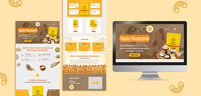 Immune Booster Protein Powder UI graphic design homepage immune booster ui immune powder website landing page protein powder website ui website design