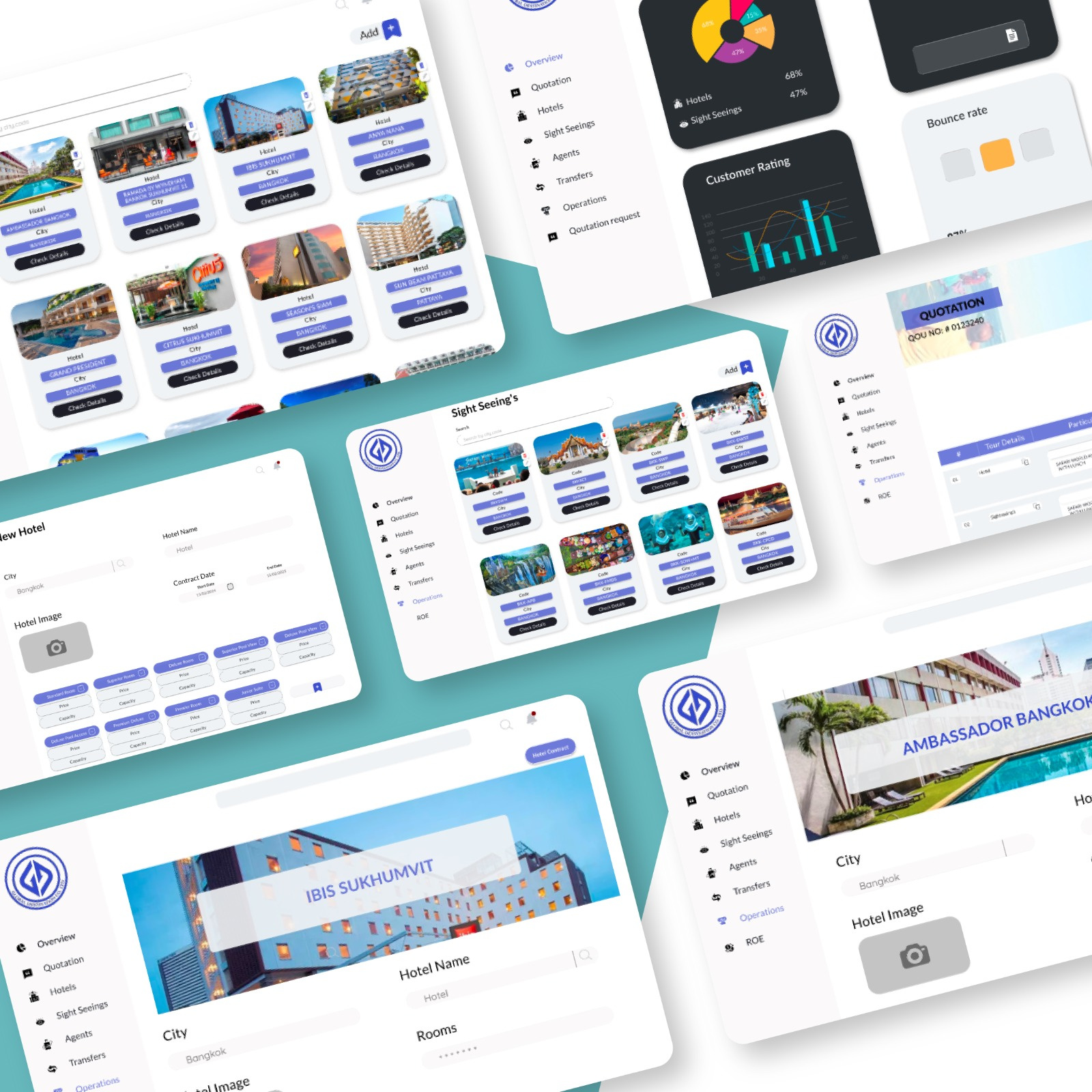 CRM Software ecommerce site landing page design mobile app traveling agency website ui uiux design ux