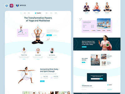 YogaMed – Yoga and Meditation Teacher Elementor Template branding design elementor template graphic design ui web design yoga yoga elementor template yoga homepage yoga landing page yoga studio yoga studio website yoga web design yoga web template yoga website yoga website design yoga website inspiration yoga website template