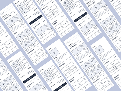 Personal Project: Ecommerce App Part 1 (UX Design) ecommerce figma mobile sitemaps user experience user flows user journey user navigation ux wireframes