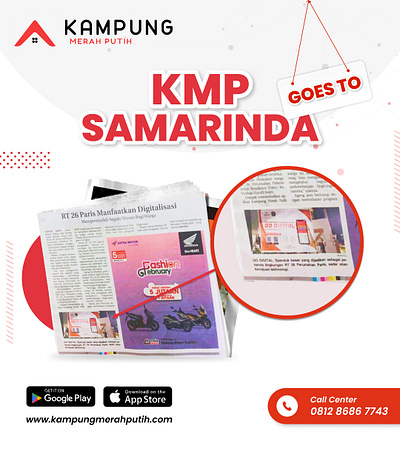 KMP Banner - News Paper app branding design graphic design illustration logo typography vector