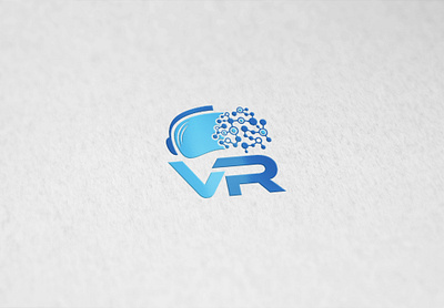 VR artificial design inteligence logo reality virtual vr