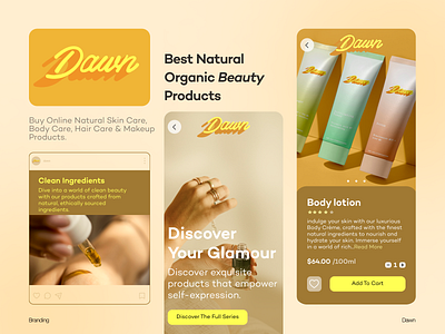 Dawn cosmetic 🧴 branding cosmetic feminine graphic design logo logo design package skincare woman