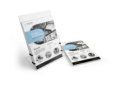 Modern Real Estate & Property Flyer Template ads banner brocure design flyer flyer design flyer template leaflet promotional design shopify shopify banner web web banner