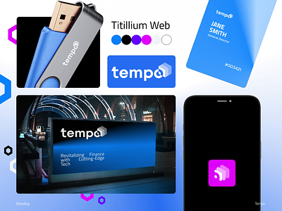 Tempo identity 📊 brand identity branding consulting logo finance logo graphic design icon logo design tech logo tempo