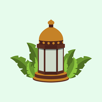 Lantern Illustration design design graphic design illustration islamic lantern light ramadan vector