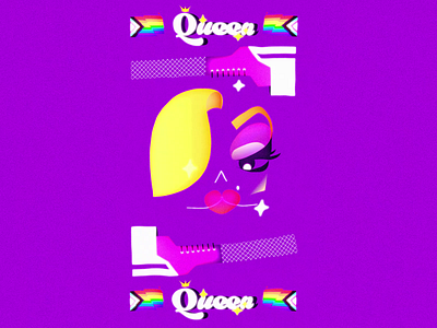 Drag Queen animation characterdesign drag queen illustration motion design motiongraphics vector