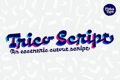 Trico Script contextual alternates cut out font display font handmade font layered font logo font packaging font playful font script bundle script font bundle script fonts script swash font trico script