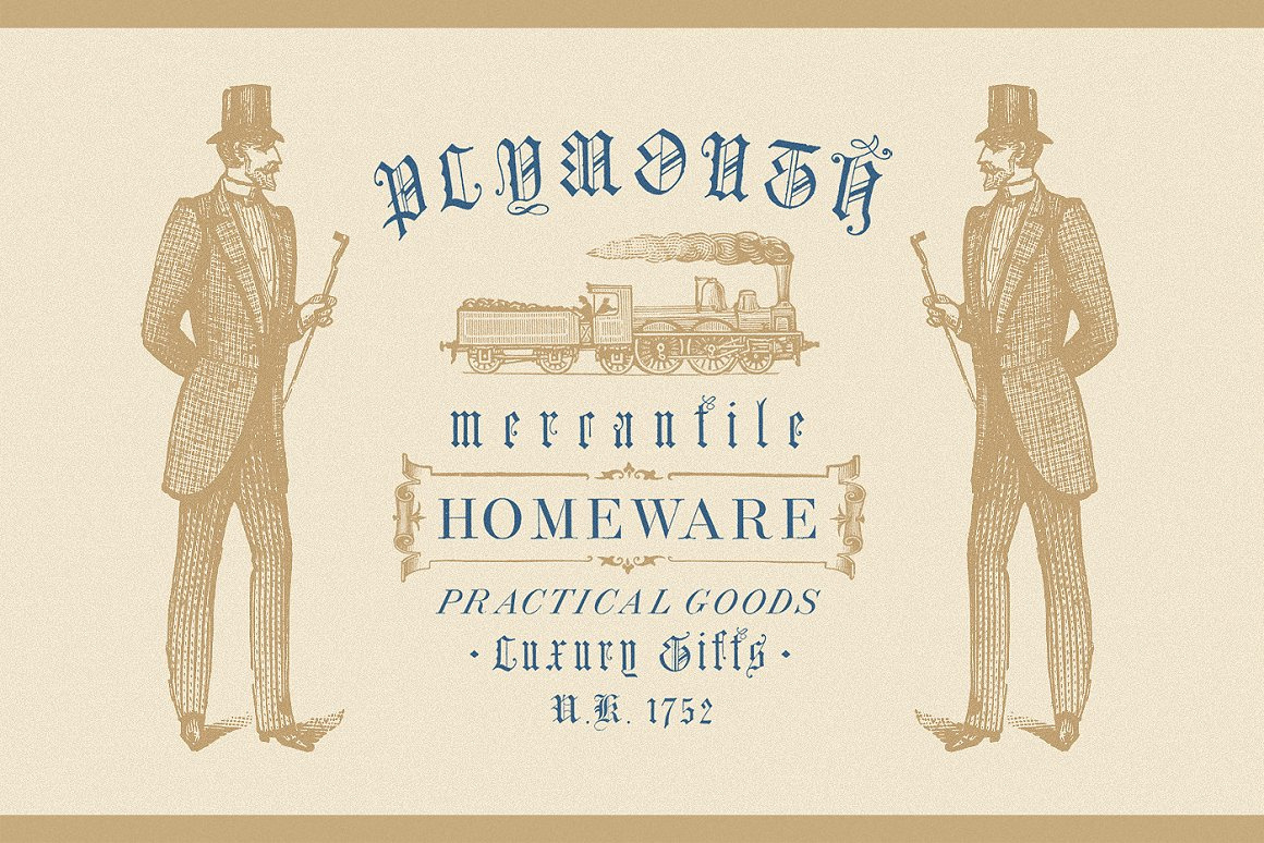 Antique Fonts Collection (12 Fonts!) by Typeface Font on Dribbble