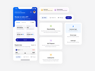 Re-designing the user experience of a national airline - #2 b2b branding design product product design ui ui design visual