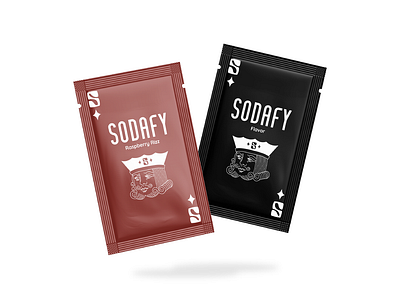 Brand ID Design - Sodafy adobe illustrator brand design branding design figma graphic design illustration logo sachet soda ui vector