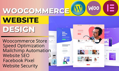 I will design woo-commerce website using WordPress and Elementor businesswebsite dropshipping ecommerce elementorlanding elementorpro responsivewebsite squeezepage woocommerce woocommercestore woocommercewebsite wordpress wordpresslanding wordpresswebsite