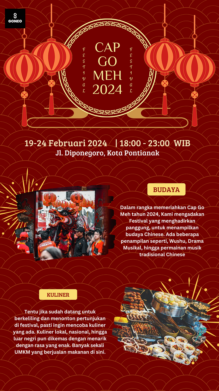 Cap Go Meh Festival - Poster and Feeds by Stiven Anderson on Dribbble