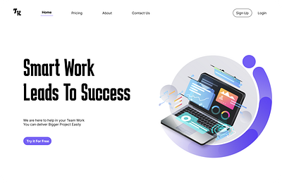 Ui Design of Landing Page app ui branding figma illustration ui ui design ui ux website ui