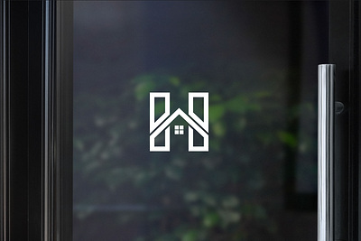 Home logo Design branding construction logo graphic design h home h home logo h logo home loho logo logo design