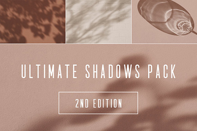 Ultimate Shadows Pack � 2nd Edition flat highlights instagram mockup natural shadows outdoor photoshop overlays poster mockup presentation psd scene creator texture urban wall