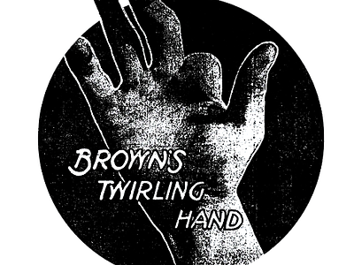 Brown's Twirling Hand hoodie twirling hand