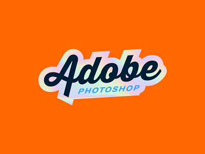 Adobe Photoshop Sticker Lettering animation app branding design graphic design illustration lettering logo motion graphics photoshop sticker ui ux vector