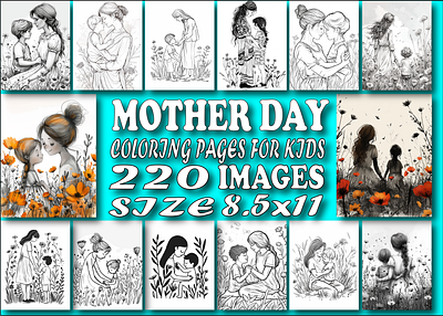 Mother Day Coloring Book For Kids. adult coloring pages amazon kdp amazon kindle branding coloring book diy mothers day family coloring activities flowers coloring adults graphic design heartfelt coloring pages kdp coloring book kdp coloring interiors kdp coloring pages kids coloring books moms love coloring motherhood coloring book mothers day activities mothers day coloring mothers day gifts mothers day printables