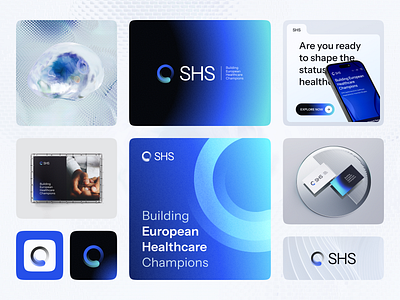 SHS Branding Case Study agency brand identity brandbook branding case study clean graphic design guidelines investment logo medicine minimalisctic modern science typography visual concept visual identity