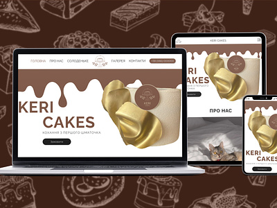 Design for Cakes Shop cakes cakes shop design ecommerce figma shop ui ux webdesign