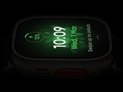 Charging Screen - Mivi Watch OS 3d ui watch