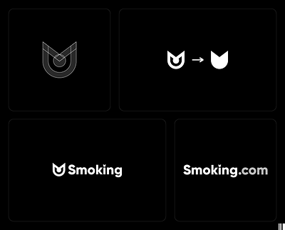 Smoking.com branding design logo logodesign minimal monogram