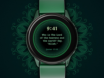 Quran Watch Faces animation face facer gear quote quran religion samsung tizen watch watchface wear os wearable