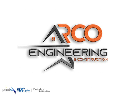 ARCO Engineering & Construction Logo Outputs graphic design logo