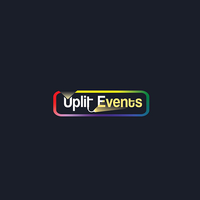 Uplite Events loho branding events logo graphic design letter logo loghting logo logo logo design minimal logo uplit logo