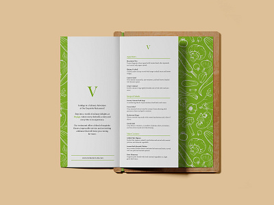 Folded Menu on Wooden Board with Elastic Band Mockup PSD information