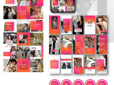 Bright Instagram Templates Pack blogger templates bright instagram templates pack highlight highlight icons highlight instagram instagram stories instagram story instagram template shop template stories stories highlights stories template story highlight icons story highlights story template template