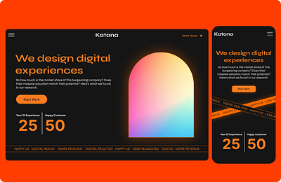 Katana Web design figma ui web design wix studio