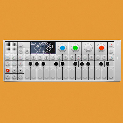 Teenage engineering OP-1 3d blender cgi graphic design productdesign