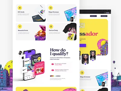 Landing Page for app add app branding cartoon clean design figma illustration landing page marketing mobile page ui users ux web