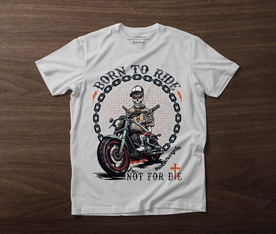 I Will Do Motorcycle T-shirt Design branding graphic design illustration motorcycle t shirt design t shirt design custom t shirt design for girls t shirts t shirts for men