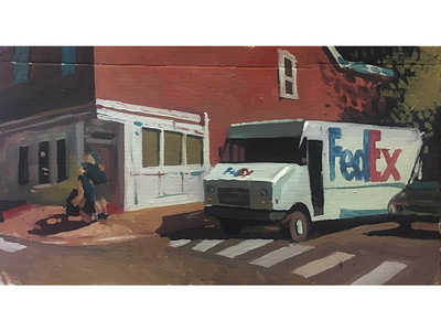 Philadelphia, fedex truck 2019